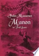 Télécharger le livre libro Manon In Full Score